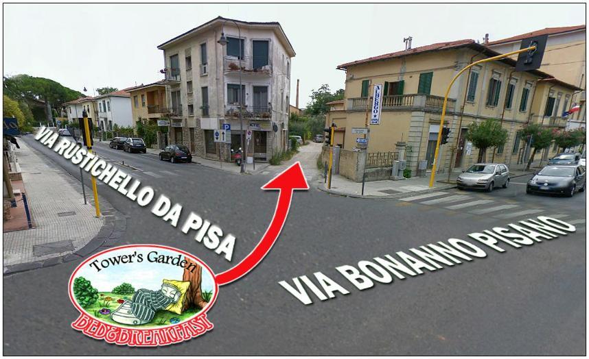 Tower'S Garden Bed & Breakfast Pisa Exterior photo